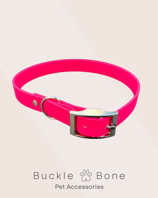 Passion Pink - Waterproof BioThane© Dog Collar