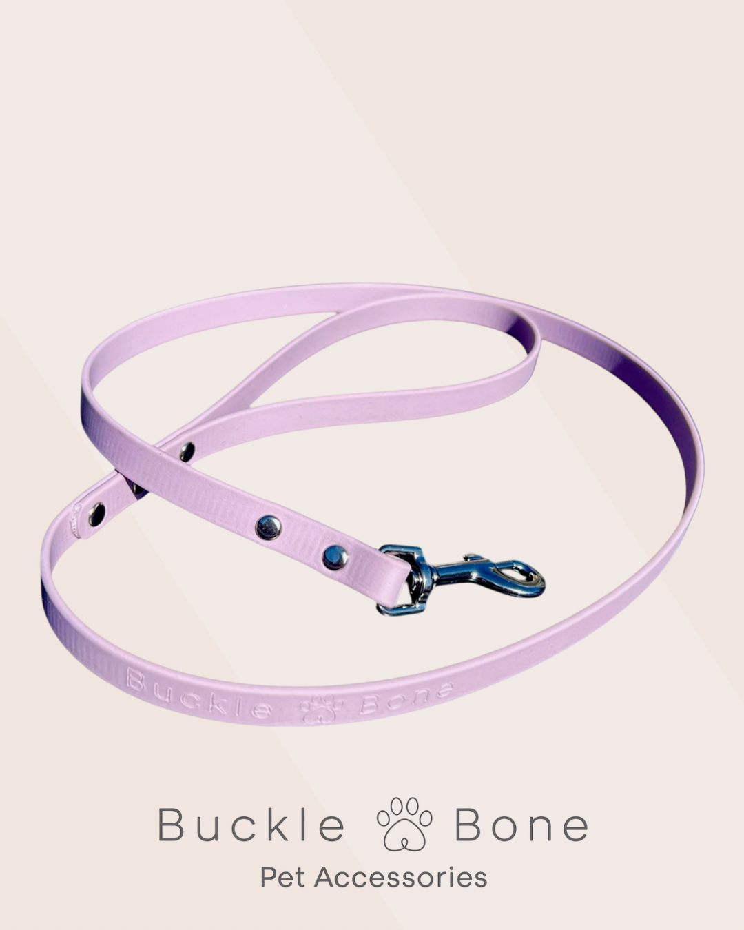 Mini-Me BioThaneĀ® Pastel Purple Lead