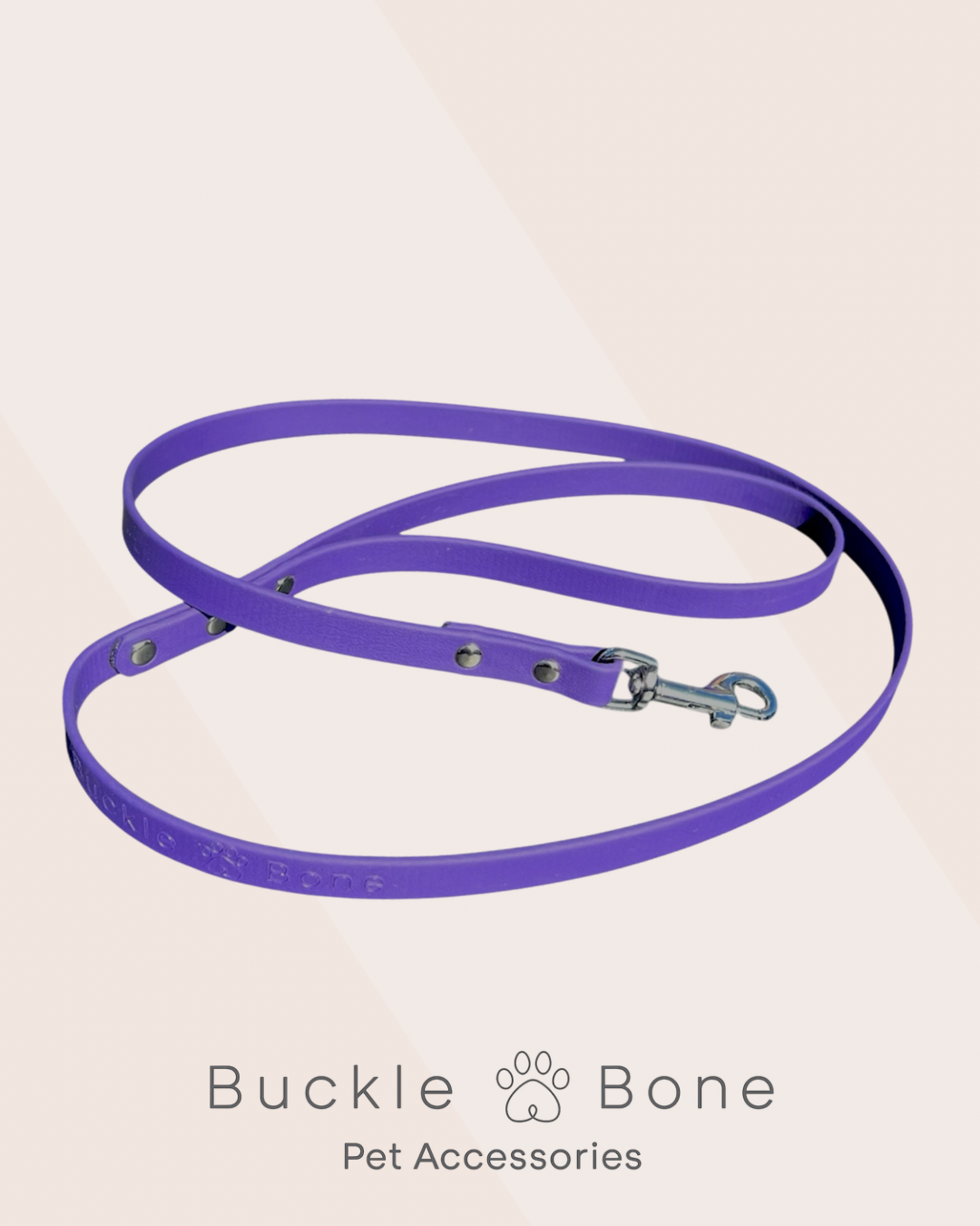 Mini-Me BioThaneĀ® Violet Lead
