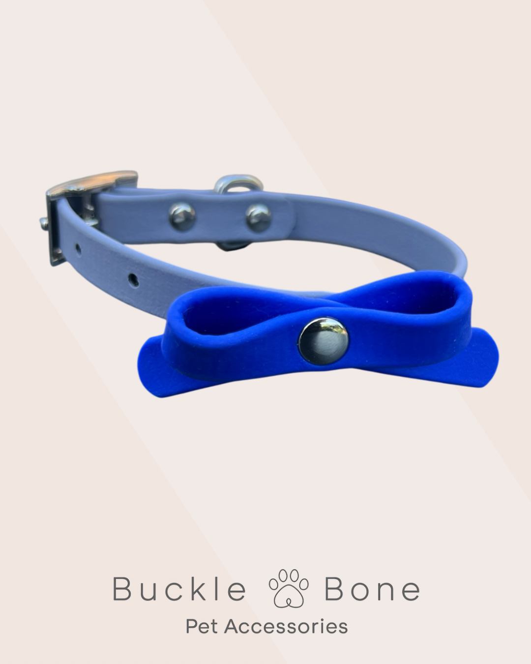 Mini-Me Dog Collar - BioThane© - Grey