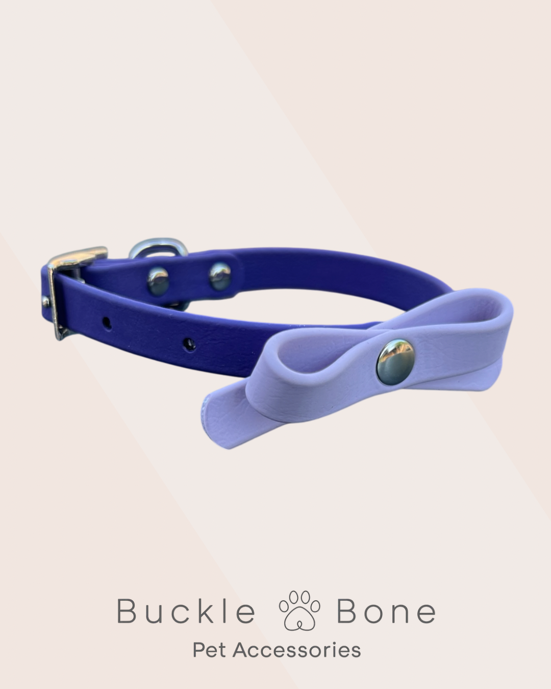 Mini-Me Dog Collar - BioThane© - Violet