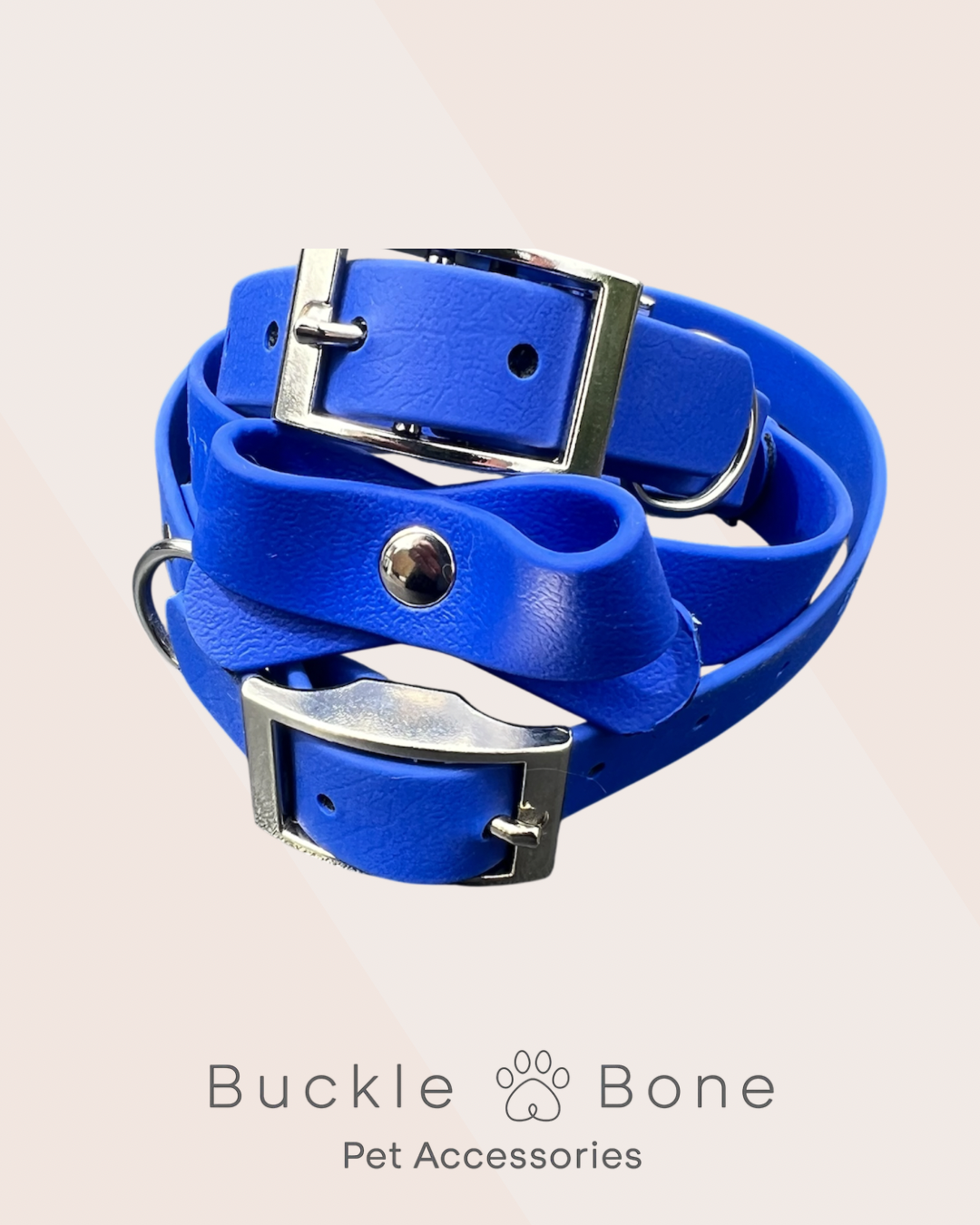 Classic BioThane© Collar - Dark Blue