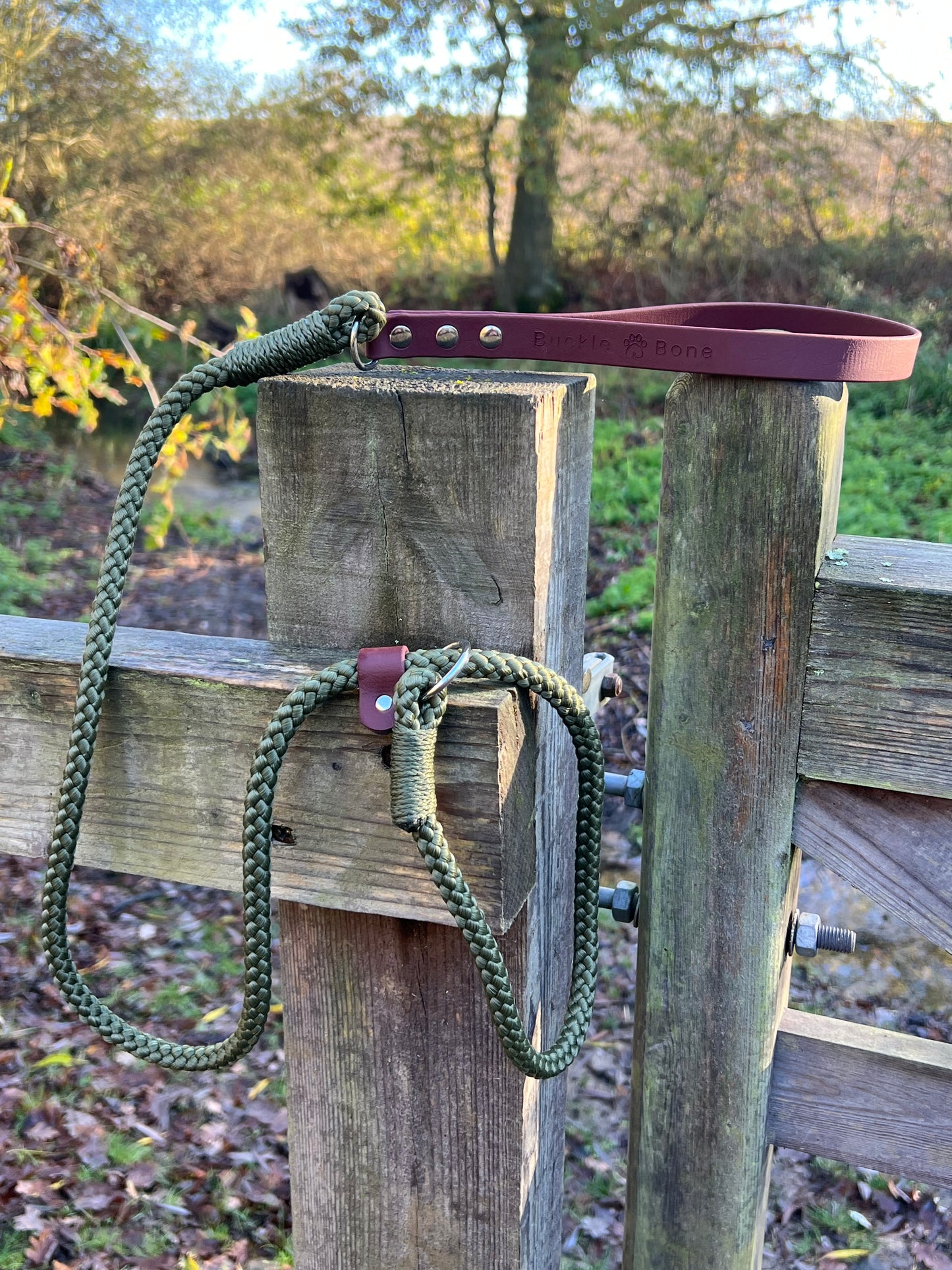 Rope / Biothane leads (Brown- Green)