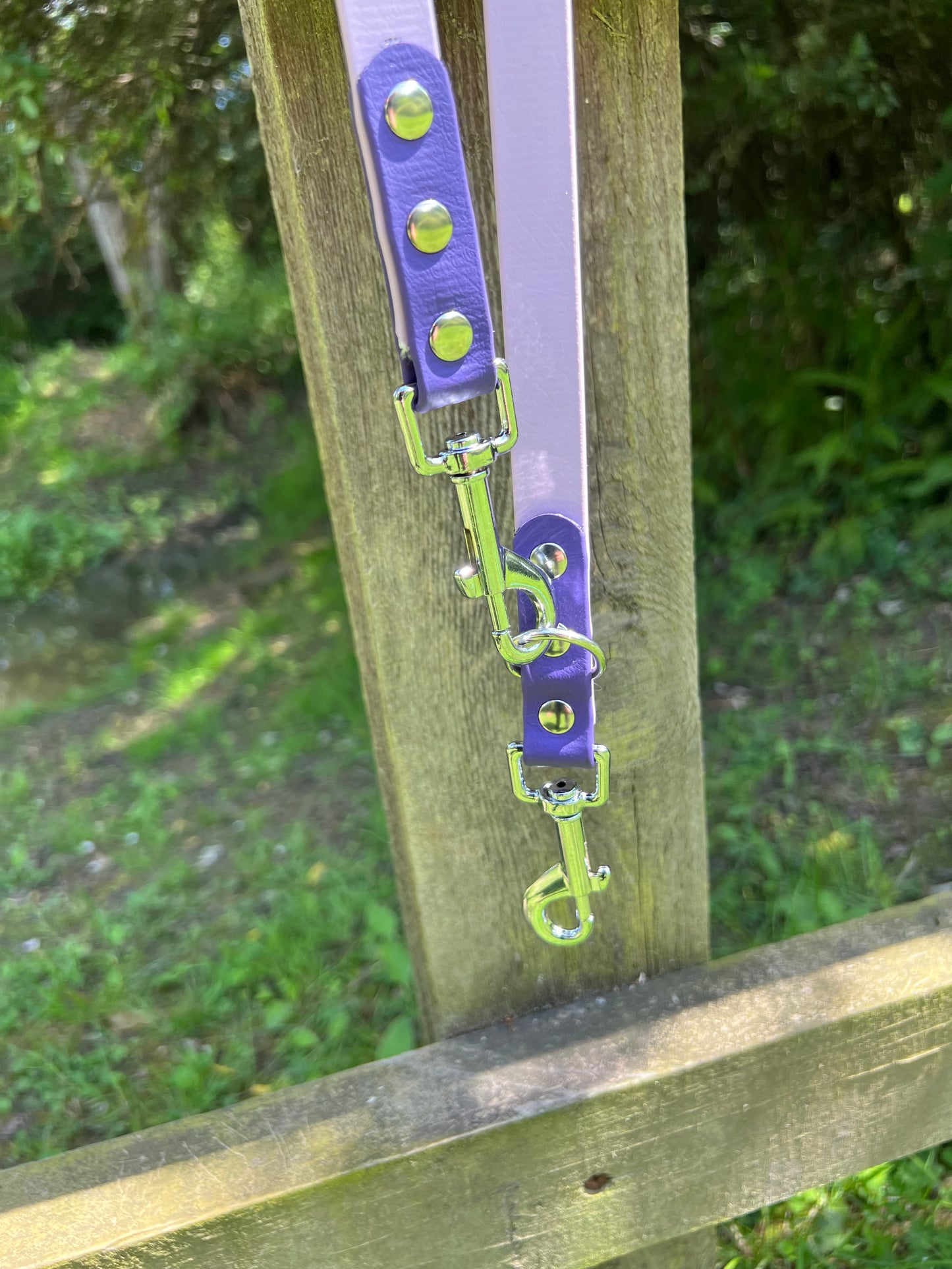 BioThane® Adjustable Dog Training Lead - Pastel Purple/Violet