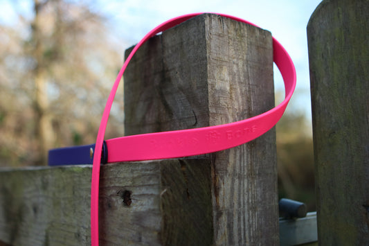Twin Colour BioThane© Lead Dog Violet & Pink