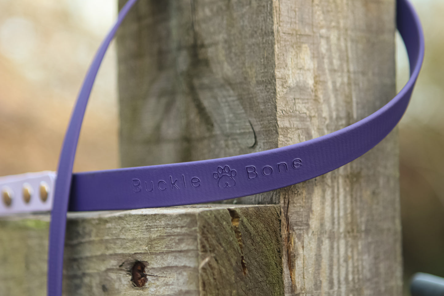 Twin Colour BioThane© Dog Lead Pastel purple & Violet