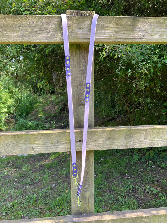 BioThane® Adjustable Dog Training Lead - Pastel Purple/Violet