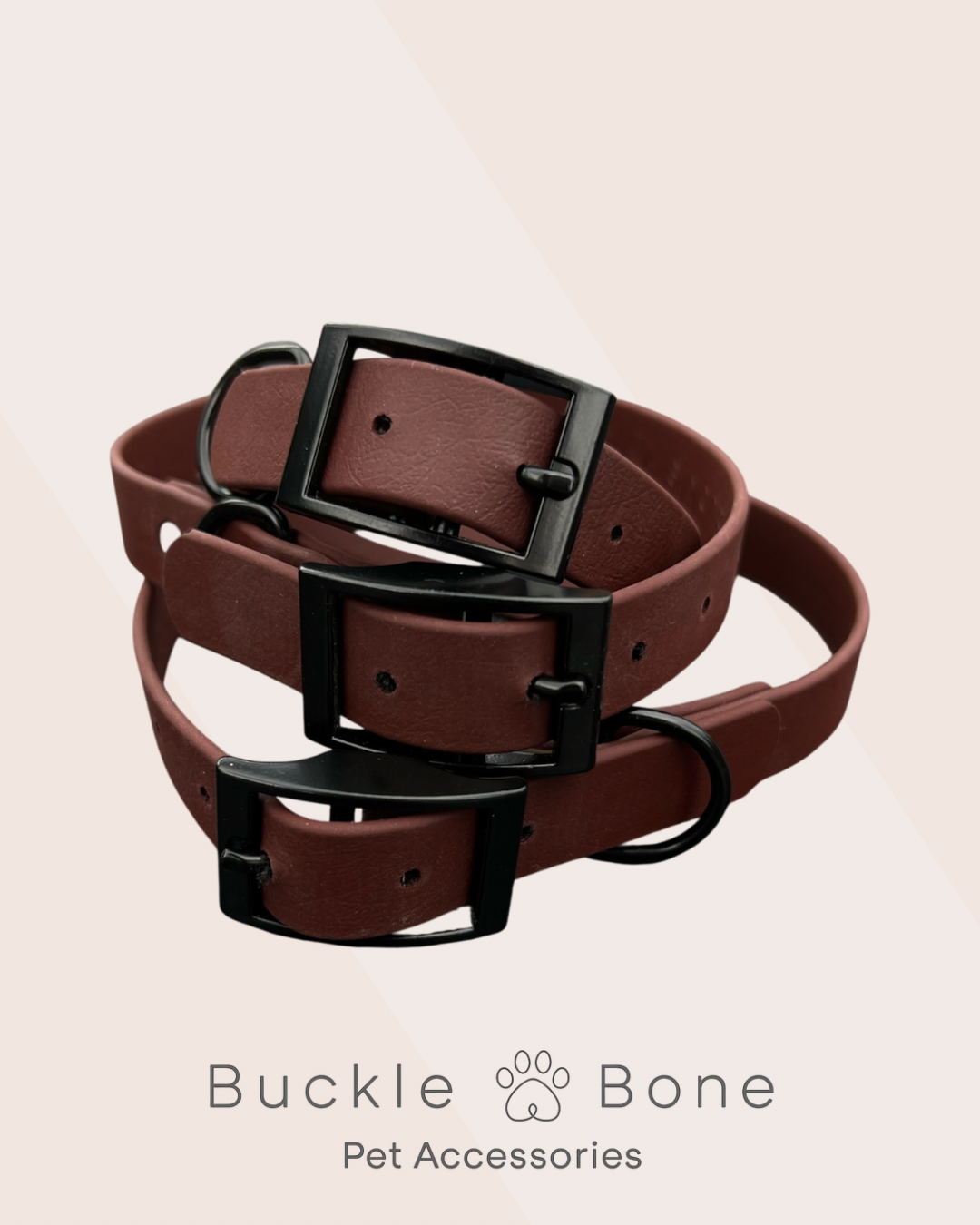 Classic BioThane© Collar - Saddle Brown