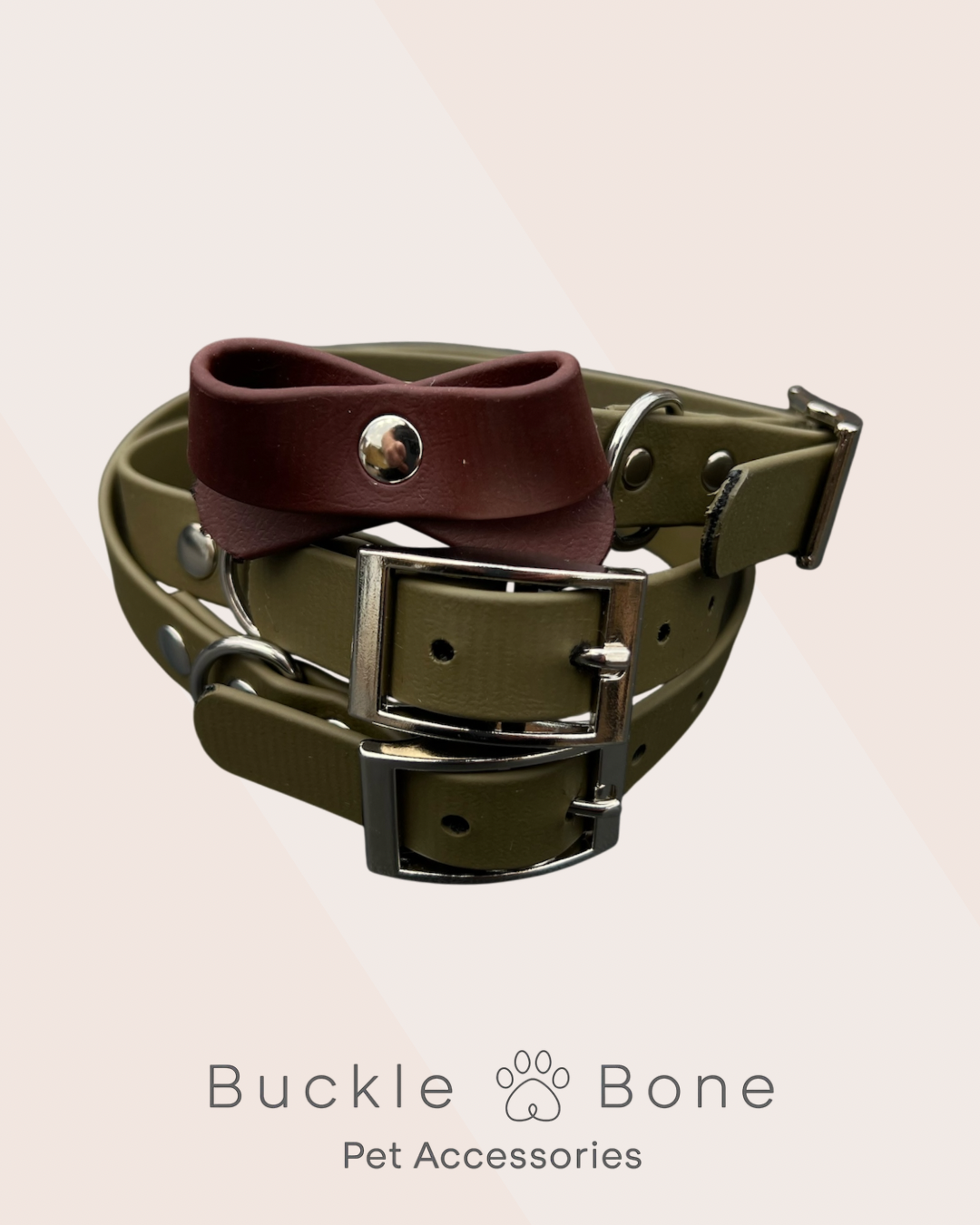 Classic BioThane© Collar - Military Green