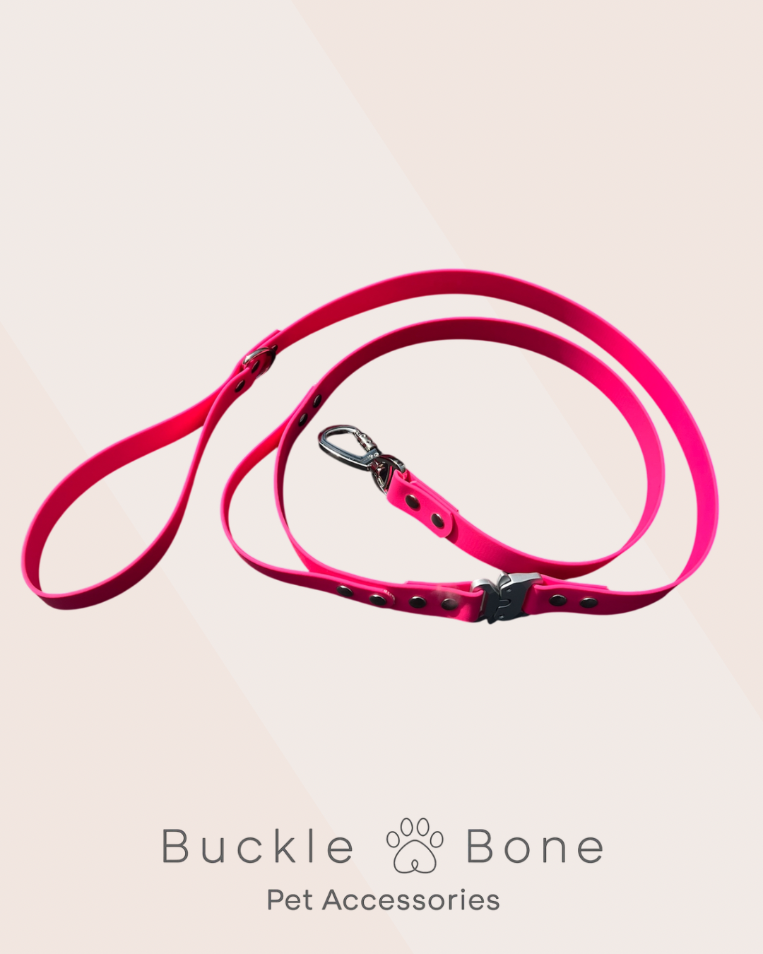 Tactical BioThane© Lead - Passion Pink
