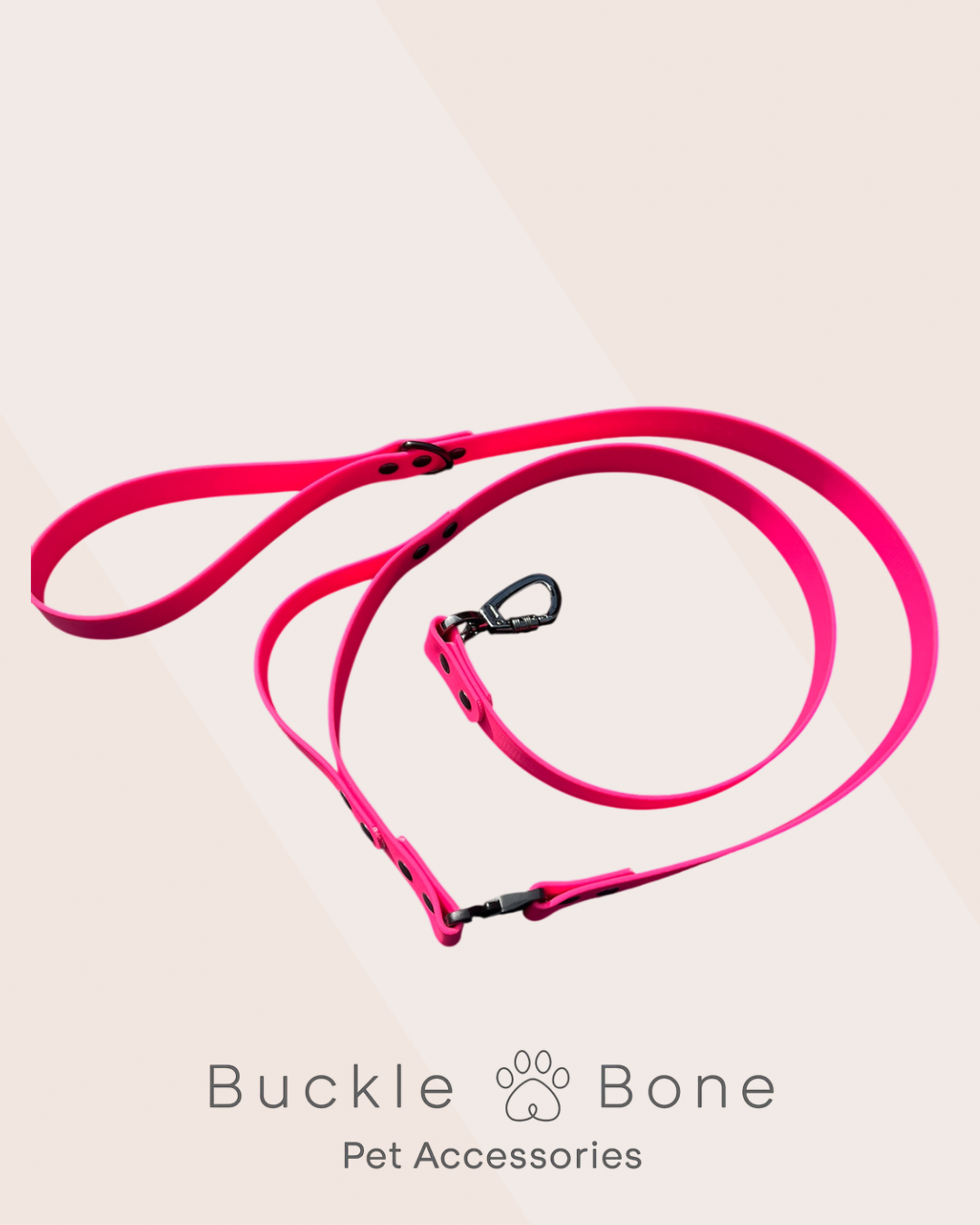 Tactical BioThane© Lead - Passion Pink