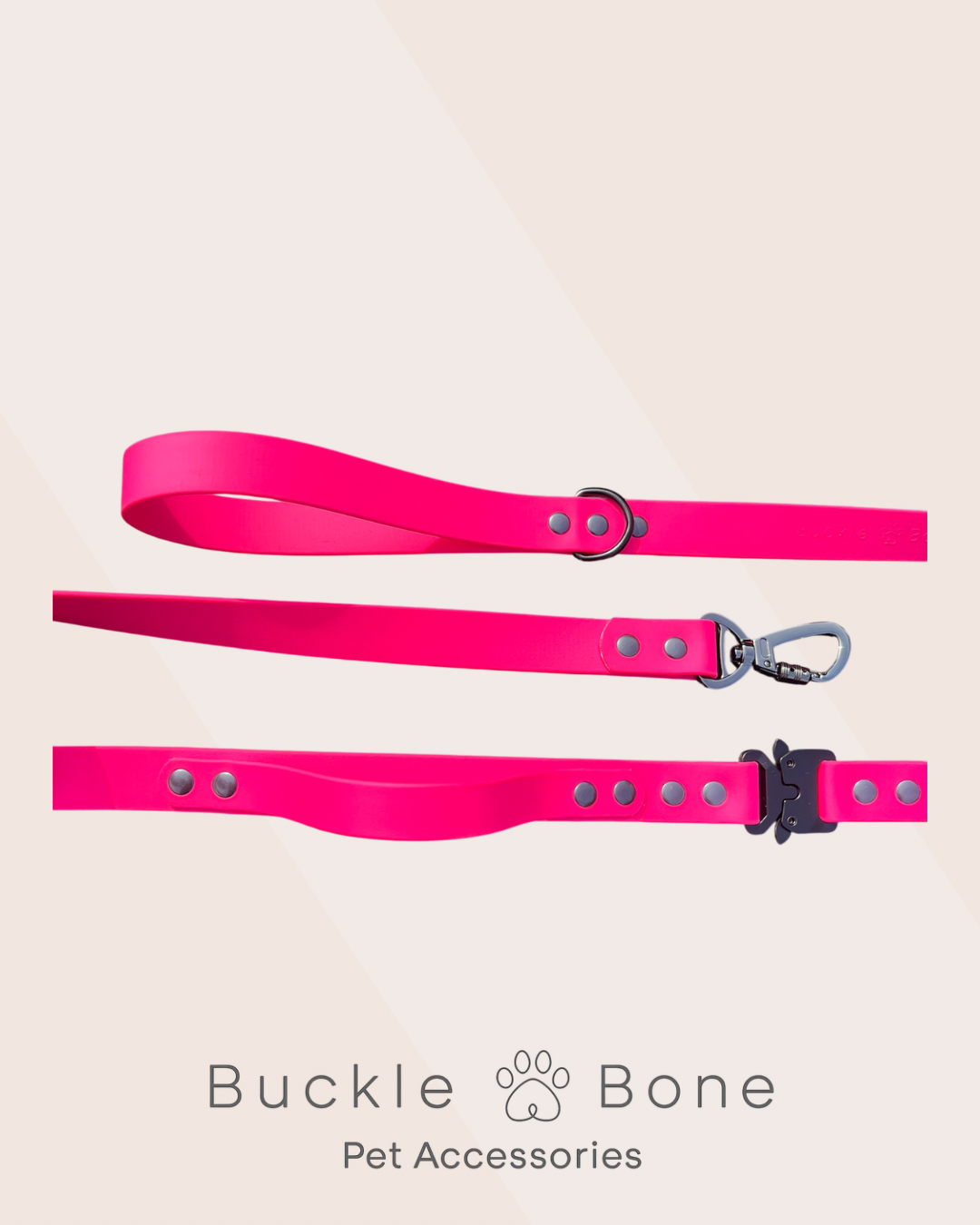 Tactical BioThane© Lead - Passion Pink