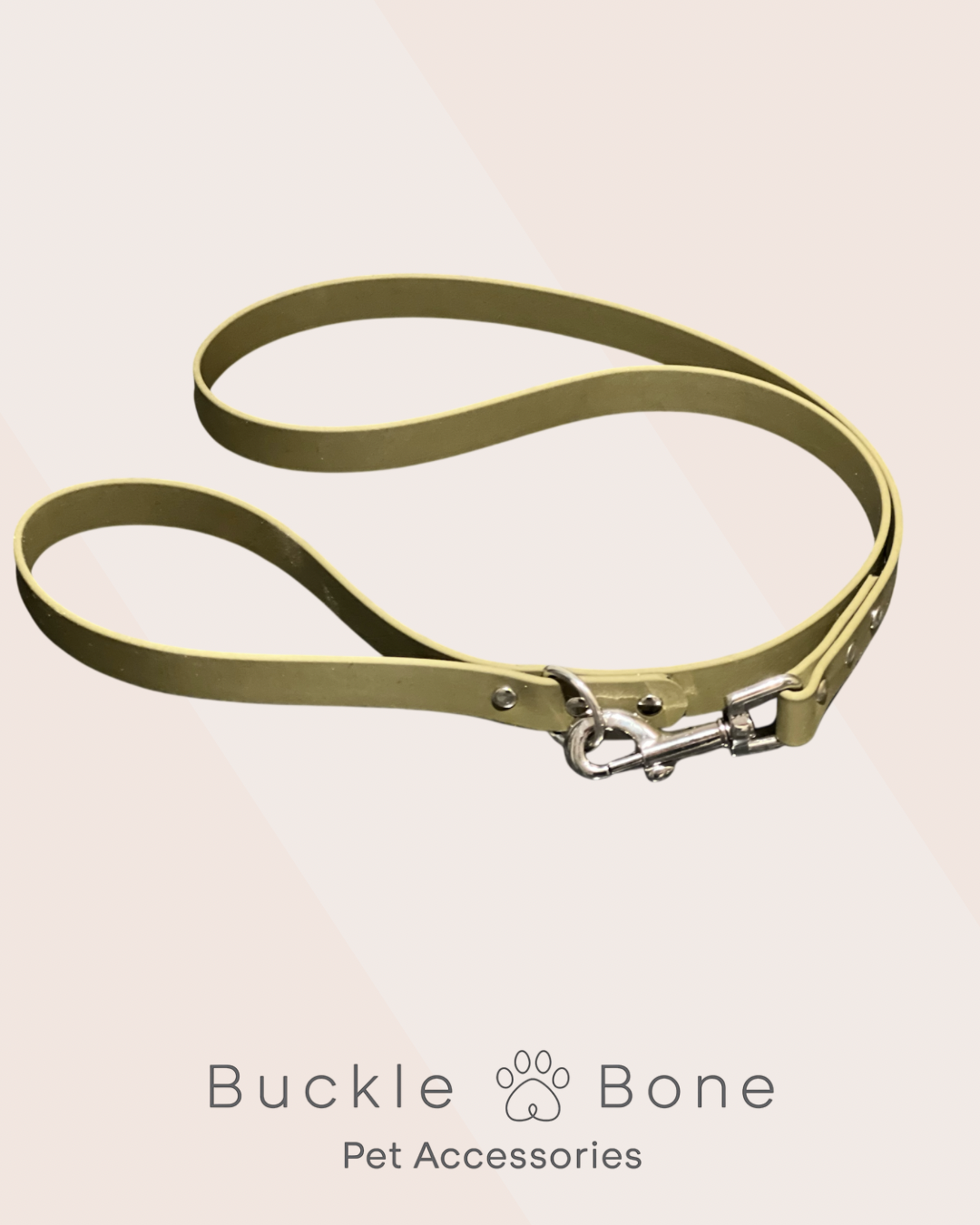 Millitary Green - Waterproof BioThane© Dog Lead