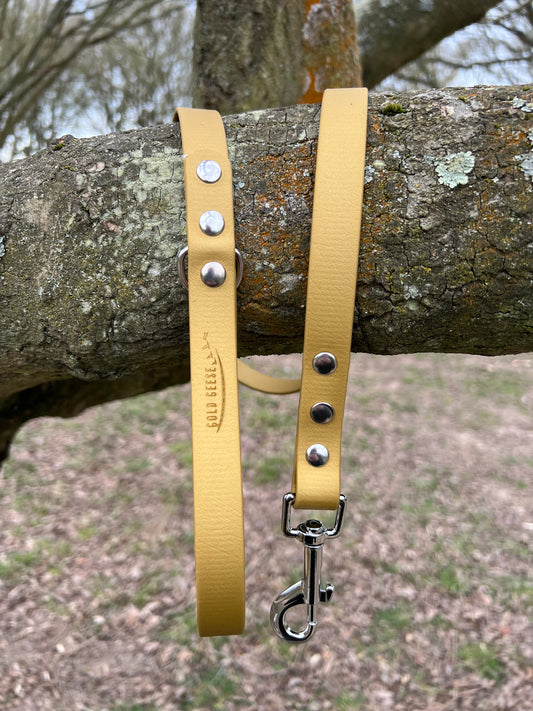 Gold Geese “Walk for Hope” BioThane® Dog Lead