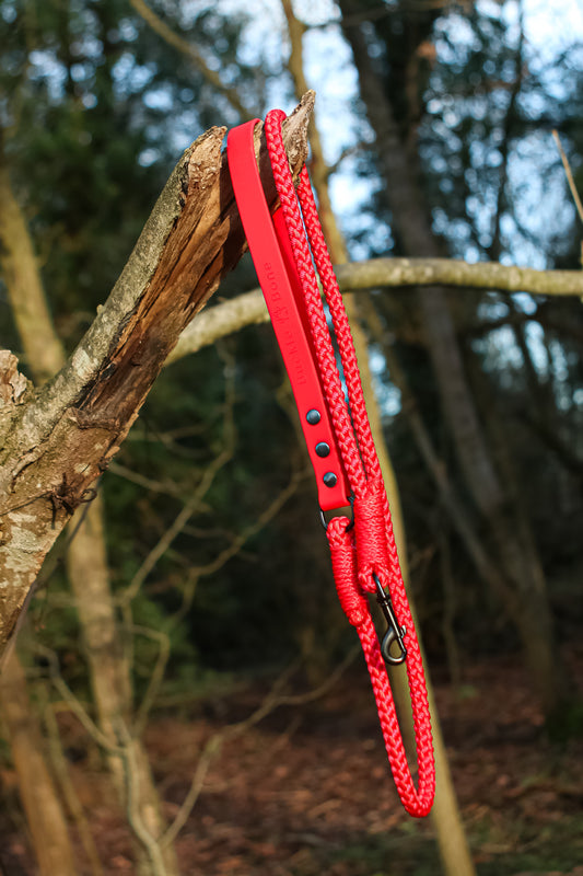 Rope Clip Biothane leads (Red)