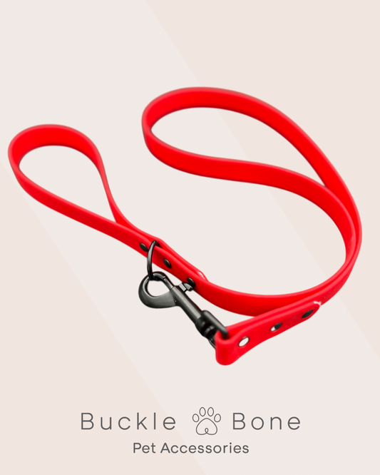 Red - Waterproof BioThane© Dog Lead