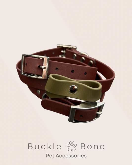 Classic BioThane© Collar - Saddle Brown