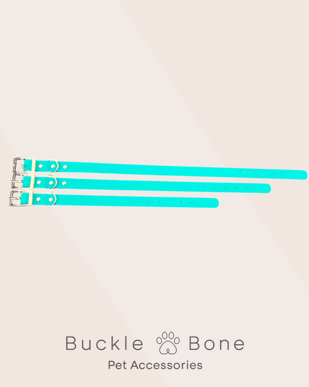 Teal - Waterproof BioThane© Dog Collar