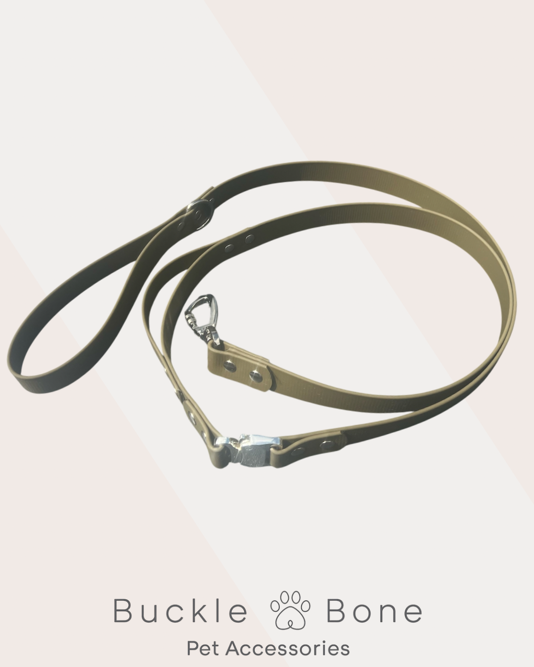 Tactical BioThane© Lead - Military Green