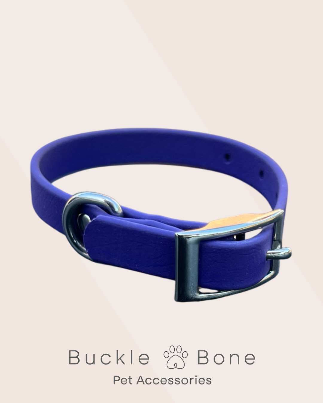 Mini-Me Dog Collar - BioThane© - Violet