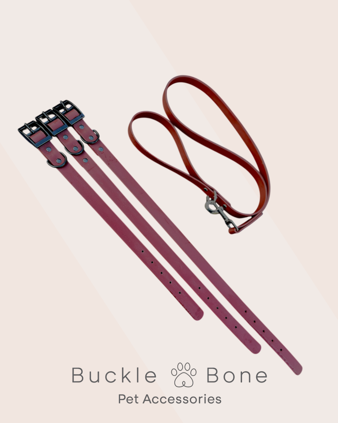 Saddle Brown - Waterproof BioThane© Dog Collar