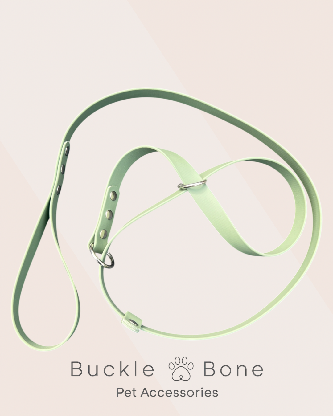 Figure 8 Slip BioThane® lead - Foggy Green