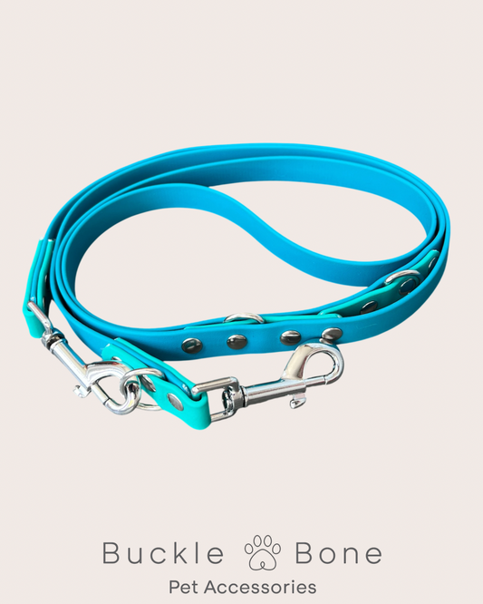 BioThane® Adjustable Dog Training Lead - Lagune/Teal
