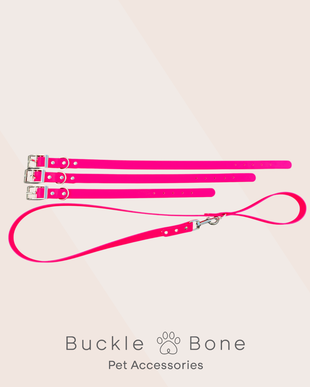 Passion Pink - Waterproof BioThane© Dog Lead
