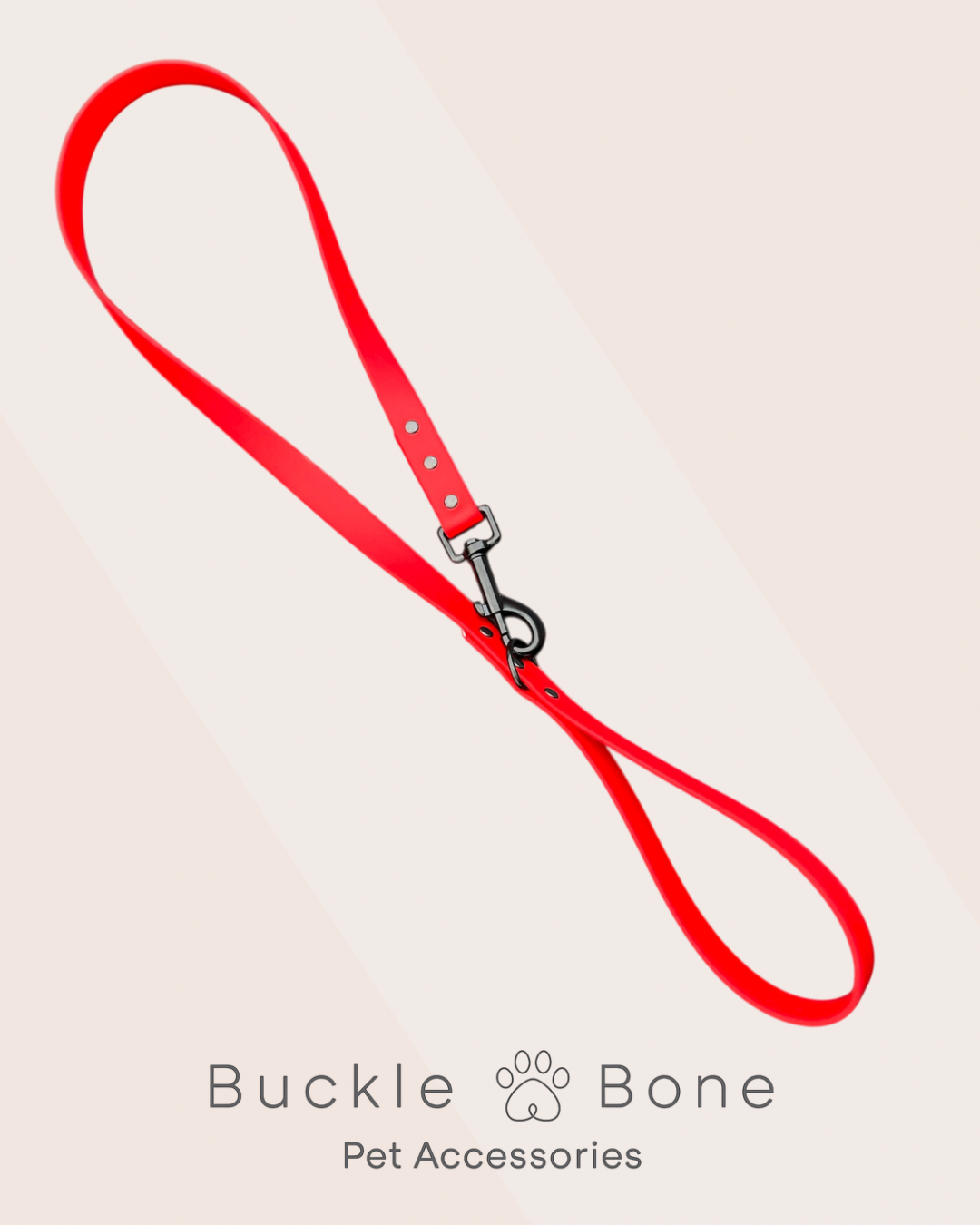 Red - Waterproof BioThane© Dog Lead