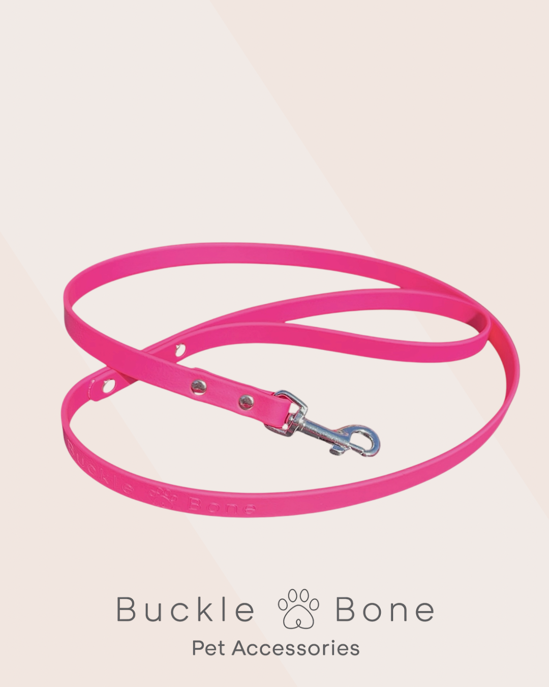 Mini-Me BioThane® Passion Pink Lead