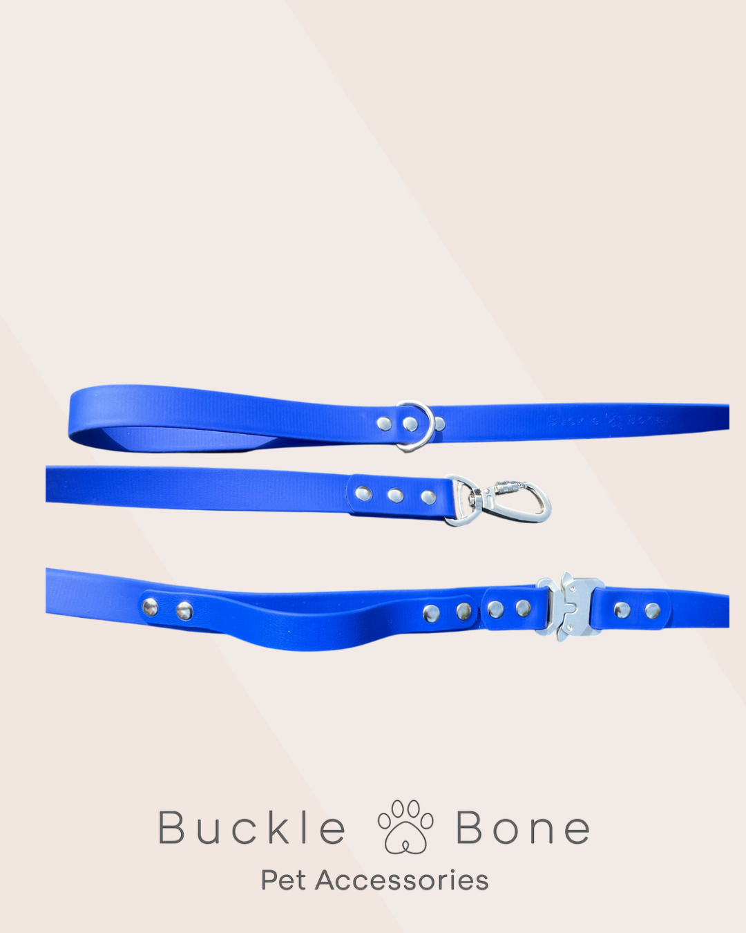Tactical BioThane© Lead - Royal Blue