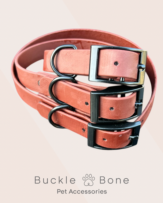 Saddle Brown - Waterproof BioThane© Dog Collar