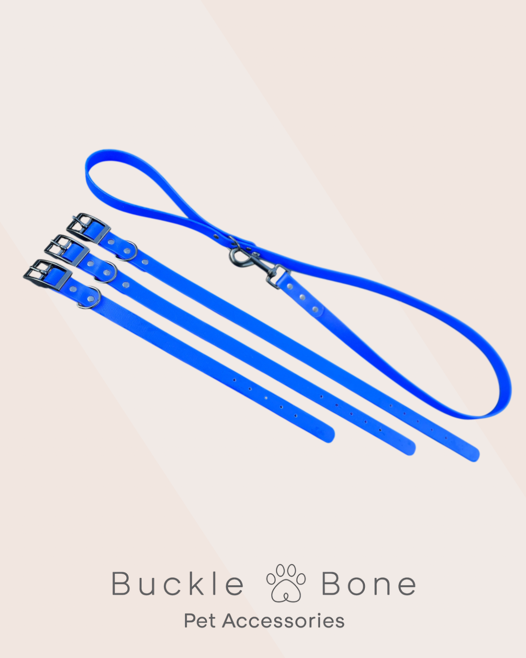 Dark Blue - Waterproof BioThane© Dog Collar