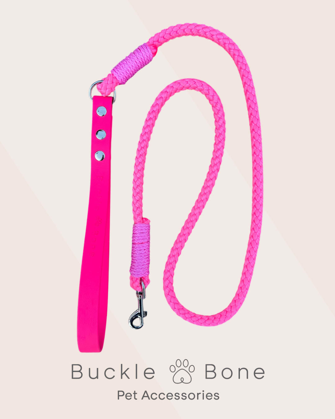Rope / Biothane leads (Pink)