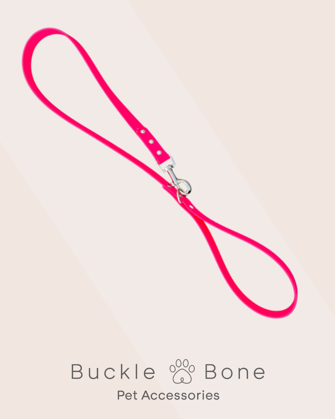 Passion Pink - Waterproof BioThane© Dog Lead