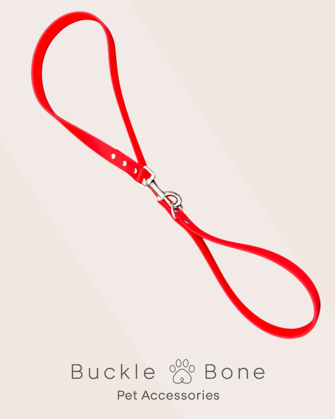 Red - Waterproof BioThane© Dog Lead