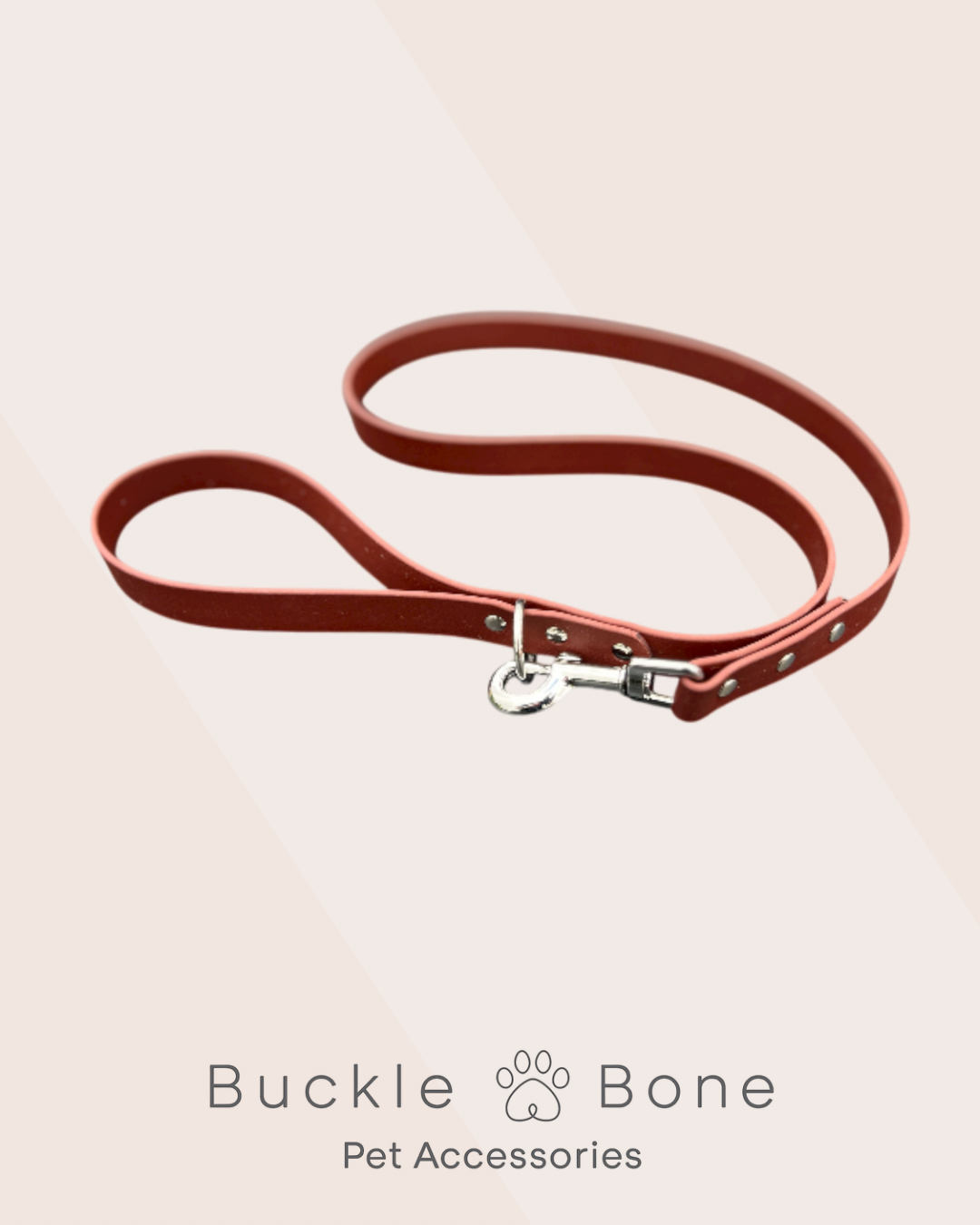Saddle Brown - Waterproof BioThane© Dog Lead