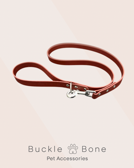 Saddle Brown - Waterproof BioThane© Dog Lead